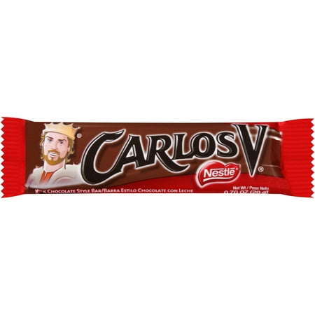 Carlos V Milk Chocolate Style Bar 0.70 oz. Pack
