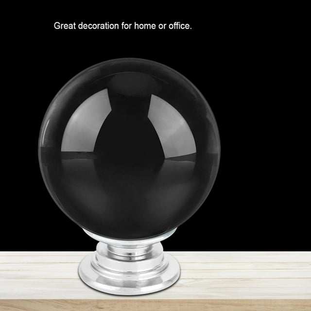 Crystal Ball,80mm Crystal Glass Ball Crystall Glass Magic Crystal Sphere Luxury Finish