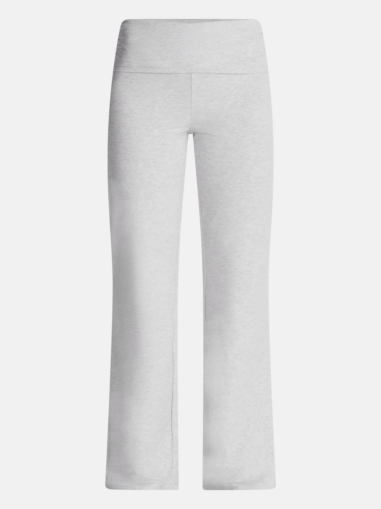 No Boundaries Cotton Blend Jersey Sleep Foldover Pants, 31'' Inseam, Women’s XXS-3X