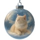 thumbnail image 1 of Yuarrent Adorno navideño colgante de cristal con forma de globo de nieve 3D con forma de gato, ligero y acrílico, ideal para amantes de los Kits de decoración para fiestas B, 1 of 6