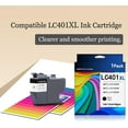 thumbnail image 6 of LOMENTICS LC401 High-Yield Black Ink Cartridge (1-Pack) - Compatible LC401BK Ink Cartridge Replacement for Brother LC401 Ink Work with MFC-J1010DW J1012DW J1170DW Printer, 6 of 7