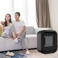 thumbnail image 3 of Zootealy 800W Electric Space Heater PTC Fast Heating Small Heater Personal Desk Heater with Tip-Over and Overheat Protection for Home Office Room Indoor Use, 3 of 6