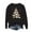 Black, variant on Cmfcve Women's Cute Xmas Sweatshirt Plus Size Christmas Tree Print Pullover Long Sleeve Crew Neck Holiday Base Apparel