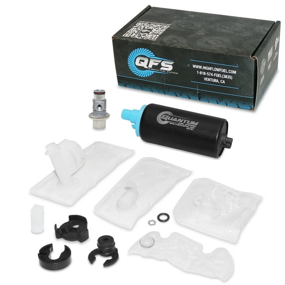 Fuel Pump w/ Pressure Regulator, Strainer for Kawasaki Motorcycle - OEM Replacement, HFP-397-UR QFS