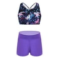 thumbnail image 1 of DPOIS Kids Girls Criss Criss 2 Piece Tankini Swimsuits Sets Top with Boyshorts Pegasus Starry Black 16, 1 of 7