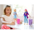 thumbnail image 2 of Muñeca Barbie y set de viaje con cachorro, equipaje y más de 10 accesorios Adepaton 51459668, 2 of 7
