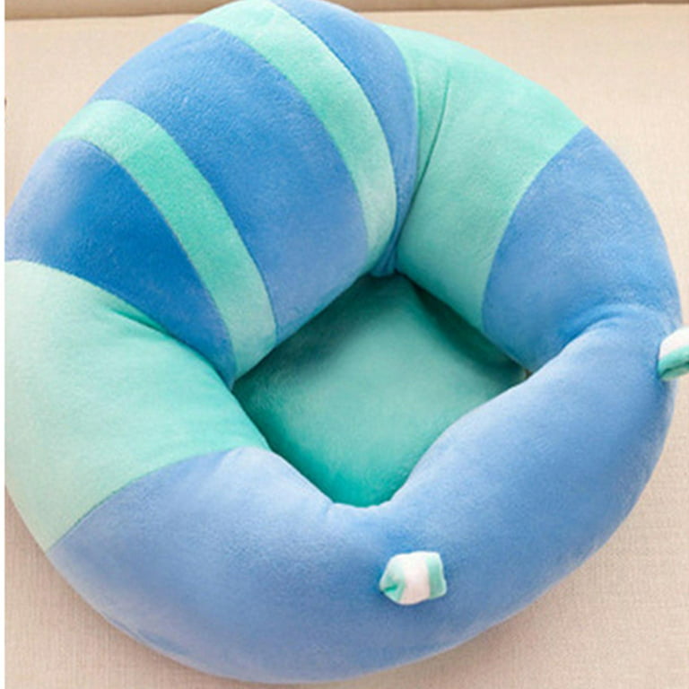 Newborn Infant Baby Sitting Chair Back Pillow Support Seat Cushion Sit and Play Positioner Sitting, Size: 16.93 x 16.93, Green