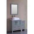 thumbnail image 1 of Mercury Import Group AGR130CBECM1S Ensemble de Coiffeuse Bosconi Simple 42 Pouces - Gris, 1 of 1