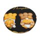 thumbnail image 1 of Balery Pumpkin Pie Gnome Fundas de asiento para taburete de bar redondo de tela de terciopelo ajustables que protegen de arañazos y manchas para sillas de 14 a 17 pulgadas.-12 inch, 1 of 7