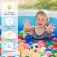 thumbnail image 3 of Costway Inflatable Swimming Pool 120'' x 72'' x 22'' Full-Sized Family Swimming Pool, 3 of 10