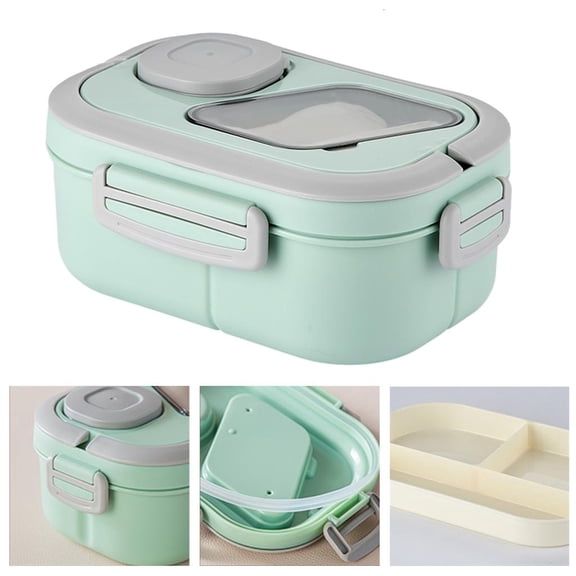 Leakproofs Boxes with Compartment Lunch Container Food Storage Boxes Meal Preparation Lunch Container Easy to Clea