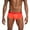 Orange, variant on snilers&nbsp;Mens Boxer Briefs Hip Lift Thin Underwear Stretch Comfy Lightweigh Boxers No Fly Covered Waistband Touch Underpants