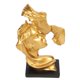 thumbnail image 4 of Dekaim-estatuas De Amantes Besándose, Adorno Romántico Moderno De Resina, Escultura Artística De Resina para Decoración del Hogar(Oro), 4 of 5