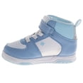 thumbnail image 3 of Disney Frozen Girls High Top Sneakers Hook and Loop with Lace Up (Little Kid), Blue White, Size: 8, 3 of 7