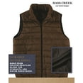 thumbnail image 5 of Bass Creek Outfitters Mens Puffer Vest - Lightweight Outdoor Zip Up Sleeveless Packable Vest, 5 of 7