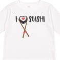thumbnail image 4 of Inktastic Kawaii I Love Sushi Boys or Girls Long Sleeve Toddler T-Shirt, 4 of 5