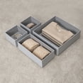 thumbnail image 6 of (2 pack) Better Homes & Gardens 4-Piece Hard-Sided Drawer Adult Organizer, Gray, 6 of 9
