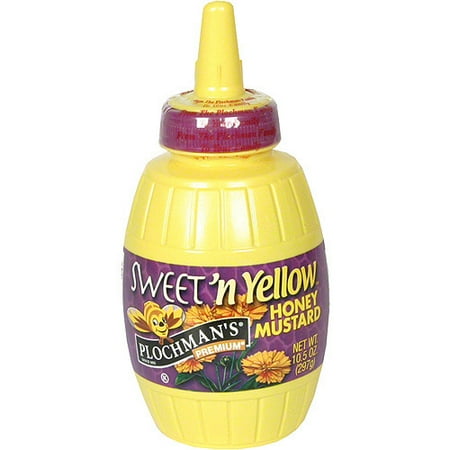 Plochman's Premium Sweet 'N Yellow Honey Mustard, 10. 5 oz (Pack of 6)
