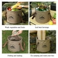 thumbnail image 4 of BCZHQQ Collapsible Bucket Camping Water Storage Container,Portable Folding Foot Bath Tub Wash Basin for Traveling Hiking Fishing Boating Gardening, 4 of 6