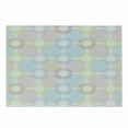thumbnail image 1 of Pastel Cutting Board, Ring Shapes and Big Spots Dots Symmetrical Overlapping Geometric Feminine, Decorative Tempered Glass Cutting and Serving Board, Small Size, Multicolor, by Ambesonne, 1 of 1