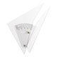 thumbnail image 2 of Regla triangular de dibujo mayimx herramienta duradera portátil ajustable borde liso, 2 of 9