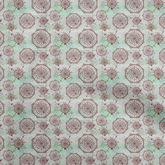 oneOone Polyester Spandex Dusty Teal Green Fabric Travel Sewing Craft Projects Fabric Prints By Yard 56 Inch Wide