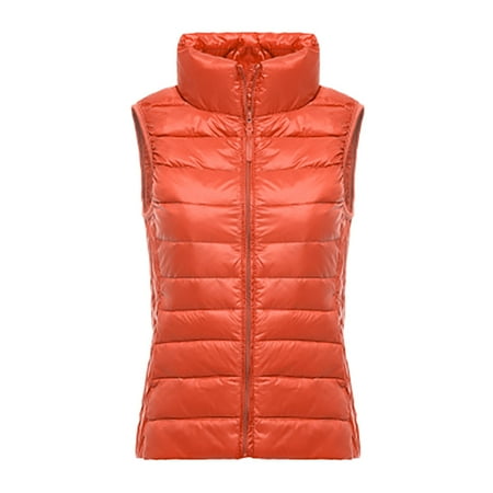 

Light Women S Cotton Undershirt Undershirt Can Shoulder Solid Color Stand Up Collar Zipper Slim Short