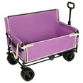 thumbnail image 6 of Olurrisa Collapsible Wagon with Removable Canopy, 3-in-1 Heavy Duty Garden Cart Bench Seat & Storage - 300LBS Wagon Cart for Camping, 180L All-Terrain Wheels for Camping, Beach, Sports, Garden, 6 of 8