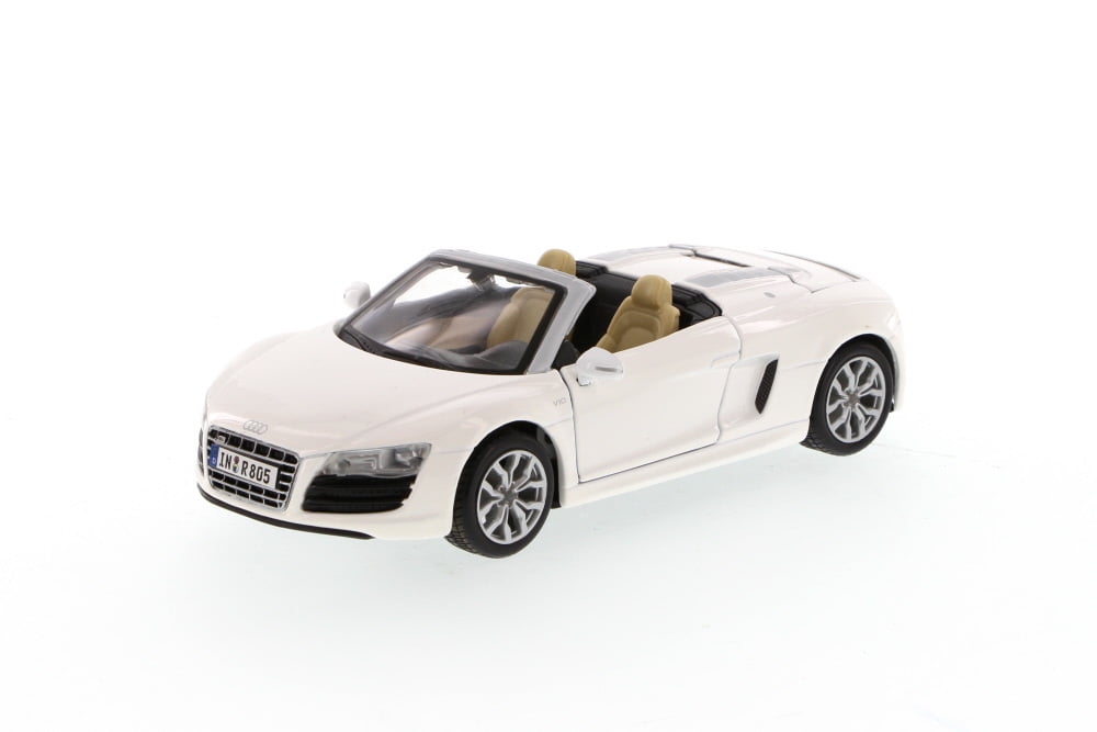 white audi toy car