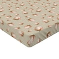 thumbnail image 4 of Ambesonne Floral Fitted Sheet, Vintage Rose Pastel Pattern, Twin XL Size, Tan Blush and Umber, 4 of 5