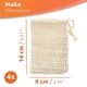 thumbnail image 3 of 4x sisal soap bag natural soap net soap bag soap sponge 14cm x 9cm, 3 of 5