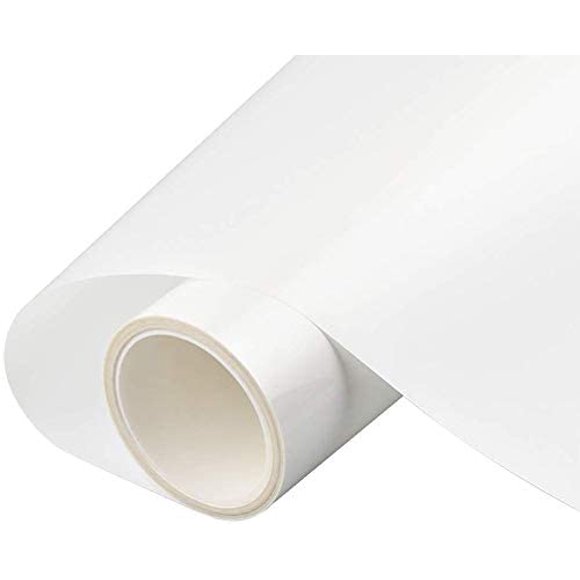 UV Blocking Window Privacy Film Frosted Decorate Tint Heat Control Vinyl Treatments lass Coverings Security Door Stickers Texture Paper for Home Office Decoration. (Frosted-white, 17.7 In x 6.5 Feet)