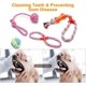 thumbnail image 3 of 10 Pieces Puppy Chew Toy Teething Training, Natural Cotton Rope Dog Rope Toy for Small to Medium Sized Dogs., 3 of 5