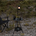 thumbnail image 4 of Mountainhiker-mesa pequeña para acampar al aire libre, soporte de luz portátil, mesa redonda pequeña plegable desmontable, actualización, 4 of 4