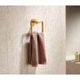 thumbnail image 3 of MIYILI Gold Towel Ring Stainless Steel Bathroom Towel Holder Modern Hexagonal Base Hand Towel Rack Wall Mount, 3 of 8