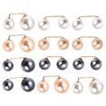 thumbnail image 1 of 12pcs mujer seguridad perla broche pin multifuncional broche de broche (estilo aleatorio), 1 of 5
