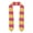 Flattened, variant on Fuzoiu Red Ice Cream Print Graduation Sash,Graduation Stole,Unisex Adult Graduation Stole Shawl 91" Long,for Academic Commencements Shawl-Sharp Corner