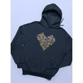 thumbnail image 3 of I Love You Baby Heart Hoodie Women -Image by Shutterstock, Female Medium, 3 of 4