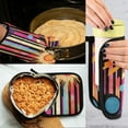 thumbnail image 5 of Yayeee Oven Mitts and Pot Holder Set of 4 Heat Resistant Kitchen Gloves Baking Hot Pad, Futuristic Sun, 5 of 5