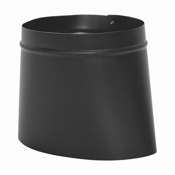 6 x 7 in. Steel Black Stove Pipe