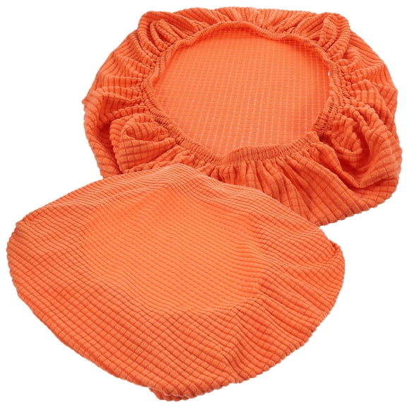ELAYARD 1Set Orange Elastic Chair Cover Seats and Backrest Slipcover Set for Office Chair Decor