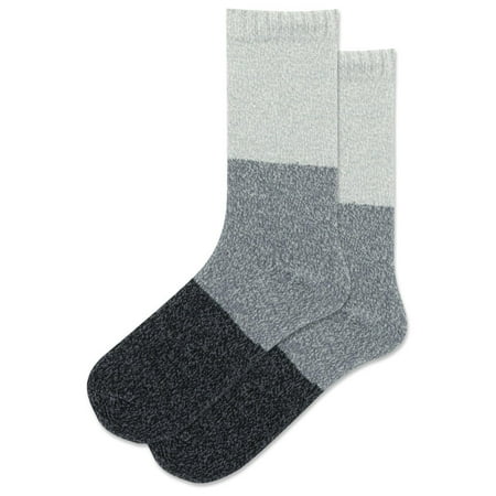 

HotSox Women s Colorblock Boot Socks 1 Pair Grey Women s 9-11 Shoe