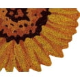 thumbnail image 3 of Better Trends Coir Door Mat 100% Natural Jute 30" Round, Sunflower, 3 of 3