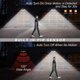 thumbnail image 4 of Luz de seguridad con sensor de movimiento solar, potente foco de pared para exteriores con 3 cabezales, 550 lúmenes JAMW Sencillez, 4 of 5