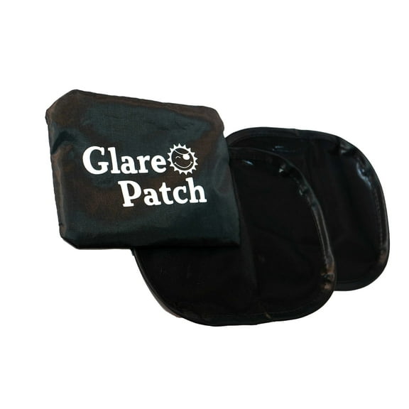 Glare Patch Car Visor- The Miniature Static Cling Window Car Visor Sun Glare Blocker for Driver. Sun Visor Infant and Baby car Seats, Baby Side Window, Driver Glare Visor, Driver Safety. Pack of 2