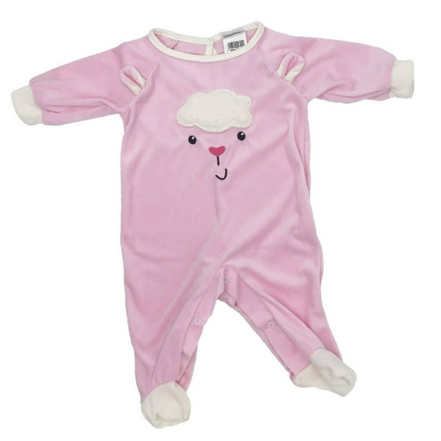 Mameluco Bordado Borrega Kiss Pijamas para Niños Talla 12 meses