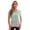 Tie Dye Aqua Lilac White, variant on Loop Terry Tie Dye T-shirt for Women (Tie Dye Neon Bright Rainbow, Large)