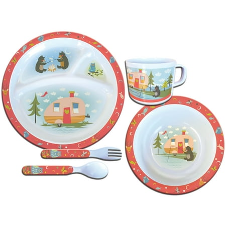 Camp Casual CC-002 Camp Casual Kids 5 Pc Dish Set