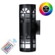 thumbnail image 1 of Lámpara De Jardín De 20W Con Cabezales Dobles Ip65, Lámparas De Pared Led Impermeables, Lámpara De Pared Para Exteriores, Rgb Y Blanco Cálido Advancent HA024452-04, 1 of 6