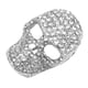 thumbnail image 4 of Broche de calavera brillante Bling Bling con cabeza de calavera, 4 of 12